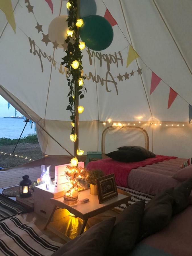 Glamping Kaki - Medium Bell Tent Singapura Exterior foto